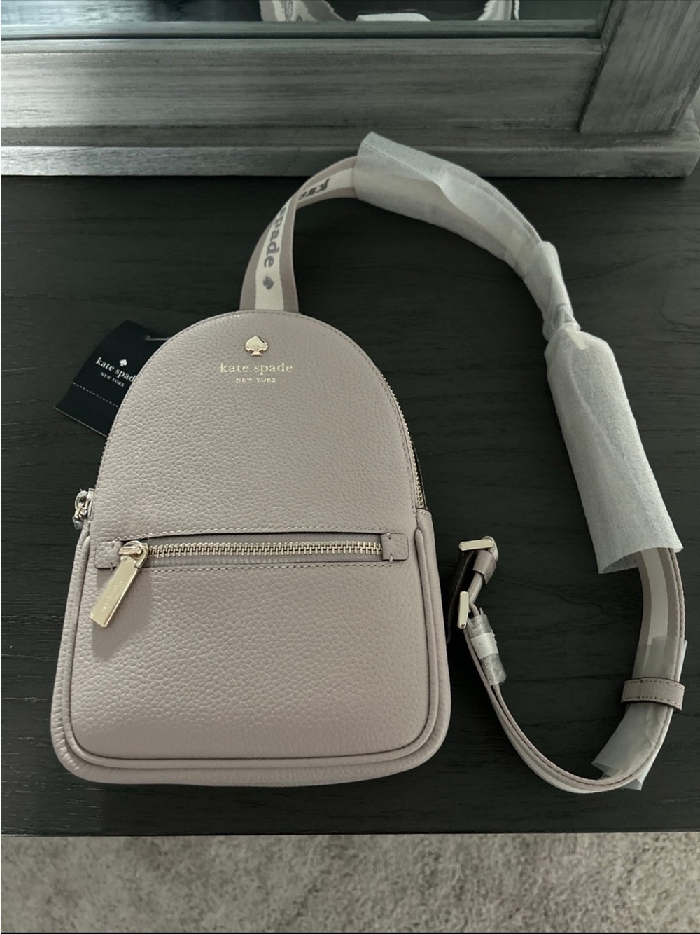 Kate Spade Mini Pebble Leather Sling Backpack 🎒